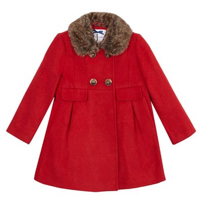 J by Jasper Conran Girls' formal red coat